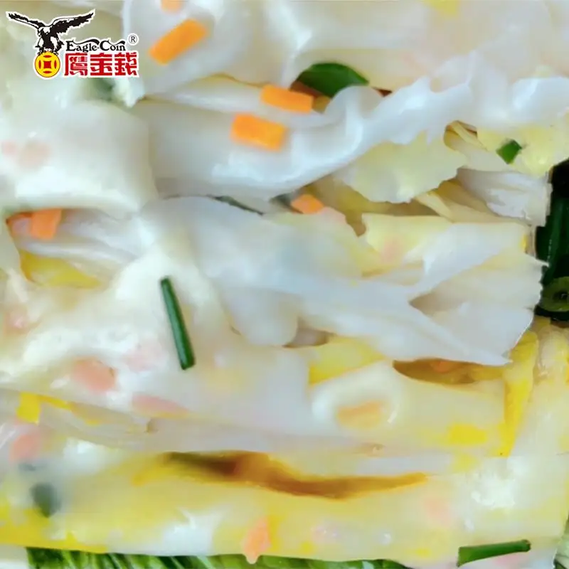 Длительный срок годности китайская закуска прибор для приготовления пищи dim sum замороженные сушеные блюда яичный рисовый рулон