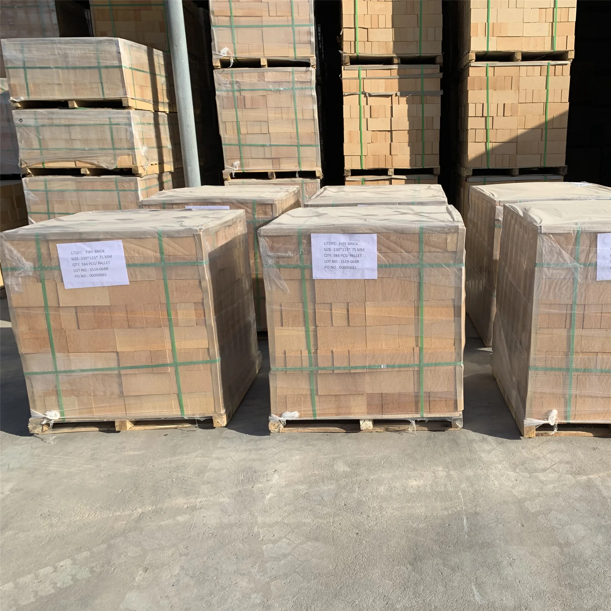 Refractory low porosity fire clay brick factory fireclay refractory bricks manufacturers