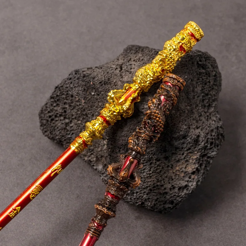 3A Game Black myth Wukong Role Wukong weapon Ruyi Jingu Bang Monkey King Bar Golden cudgel All Metal Crafts Ornaments 22/30CM
