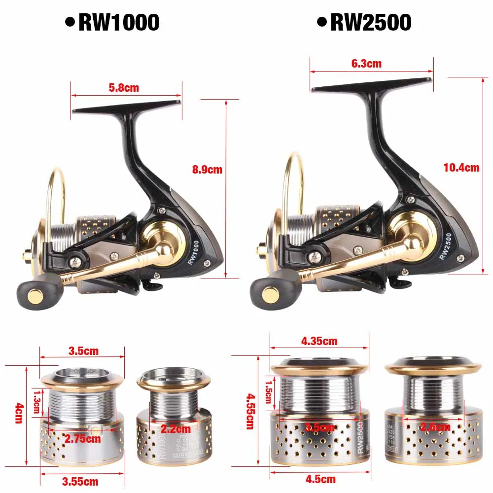 Spinpoler Fishing Rod Reel Combo Set 2.4m Telescopic Rod Carbon Fiber And Spinning Reel 1000/2500 Serie Hard Case Bag Set Tackle