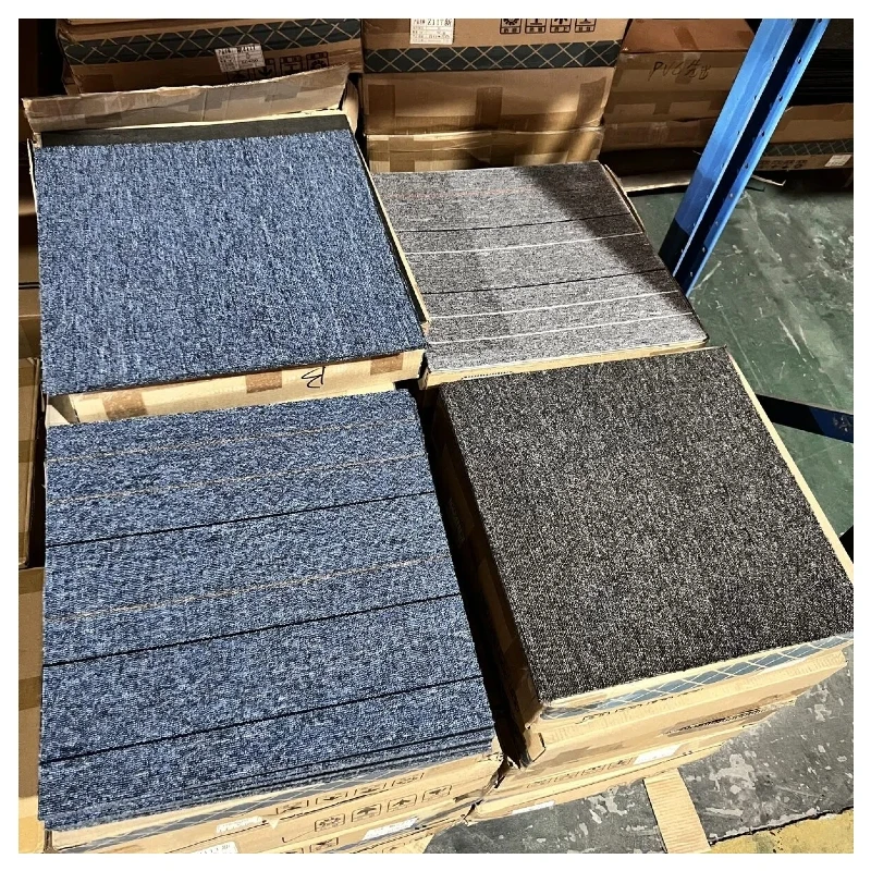 8 кв. М. Квадратная Коммерческая ковровая плитка полипропиленовая Асфальтовая ПВХ ПЭ Нетканая опорная офисная модульная напольная