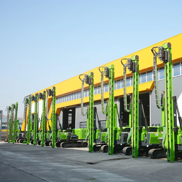 Hydraulic Solar Photovoltaic Farms Pile Driver Drill Machine for Driving Ground