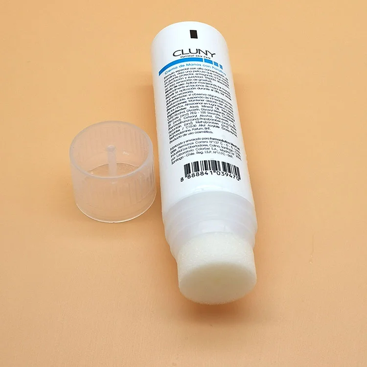 Cosmetic Tube with Sponge Applicator for BB Foundation Cream Packaging Best Sell Plastic Offset Printing Yili Custom Color 50ml