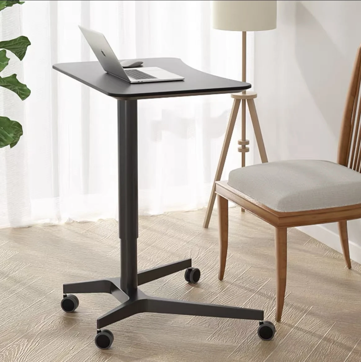 A4 File Cabinet 3 Drawer Mobile Pedestal With Cushion Under Table Movable File Cabinet