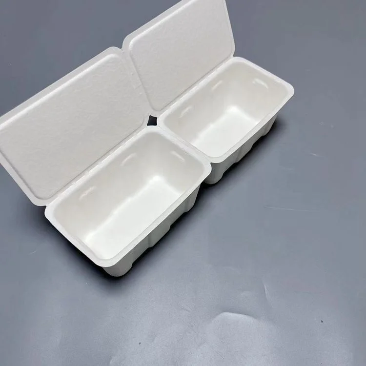 Two Pulping Boxes Can Be Torn Open Eco-Friendly Degradable Pulp Packaging Jewelry Protection Product Pulp Packaging Tray