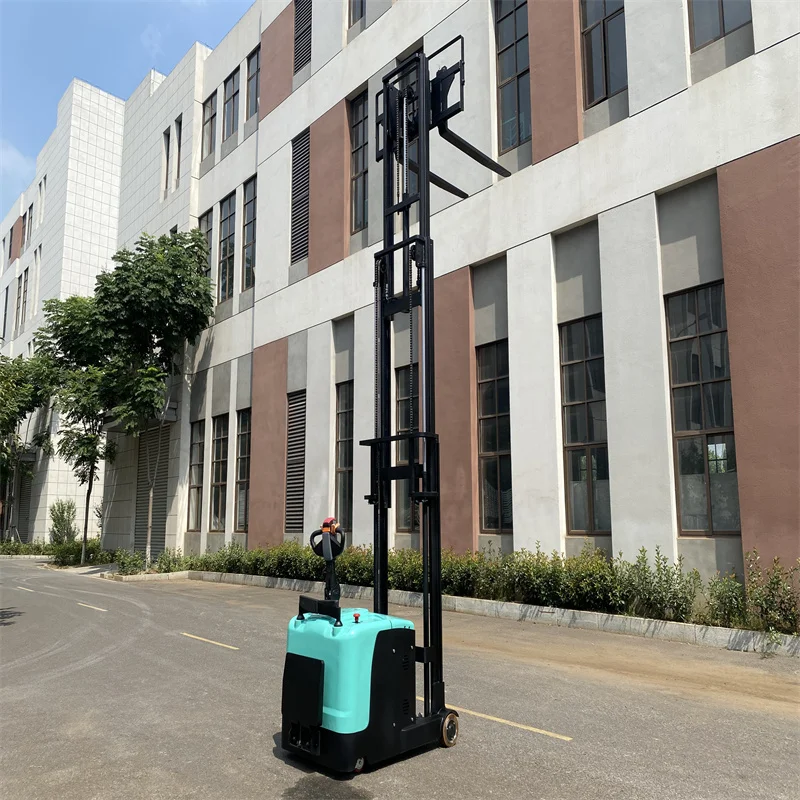 High Quality 1.2 1.5 1.6ton Lifting Platform Mini Counter Balanced Electric Stacker