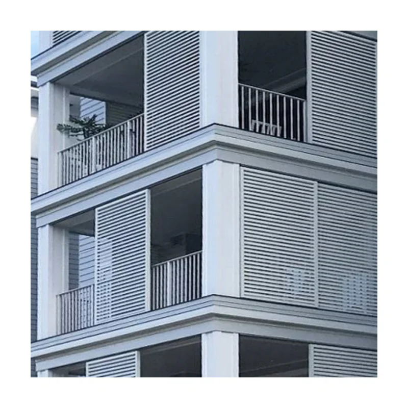 Automatic Aluminium Louver ALUMINIUM VERTICAL AIRFOIL LOUVRES SYSTEM