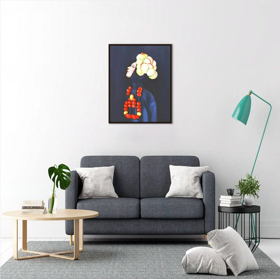 Living Room Hotel Decor Handmade Abstract Portrait Artwork Wall Picture Poster Canvas 3D Hand Painted Oil Paintings Art