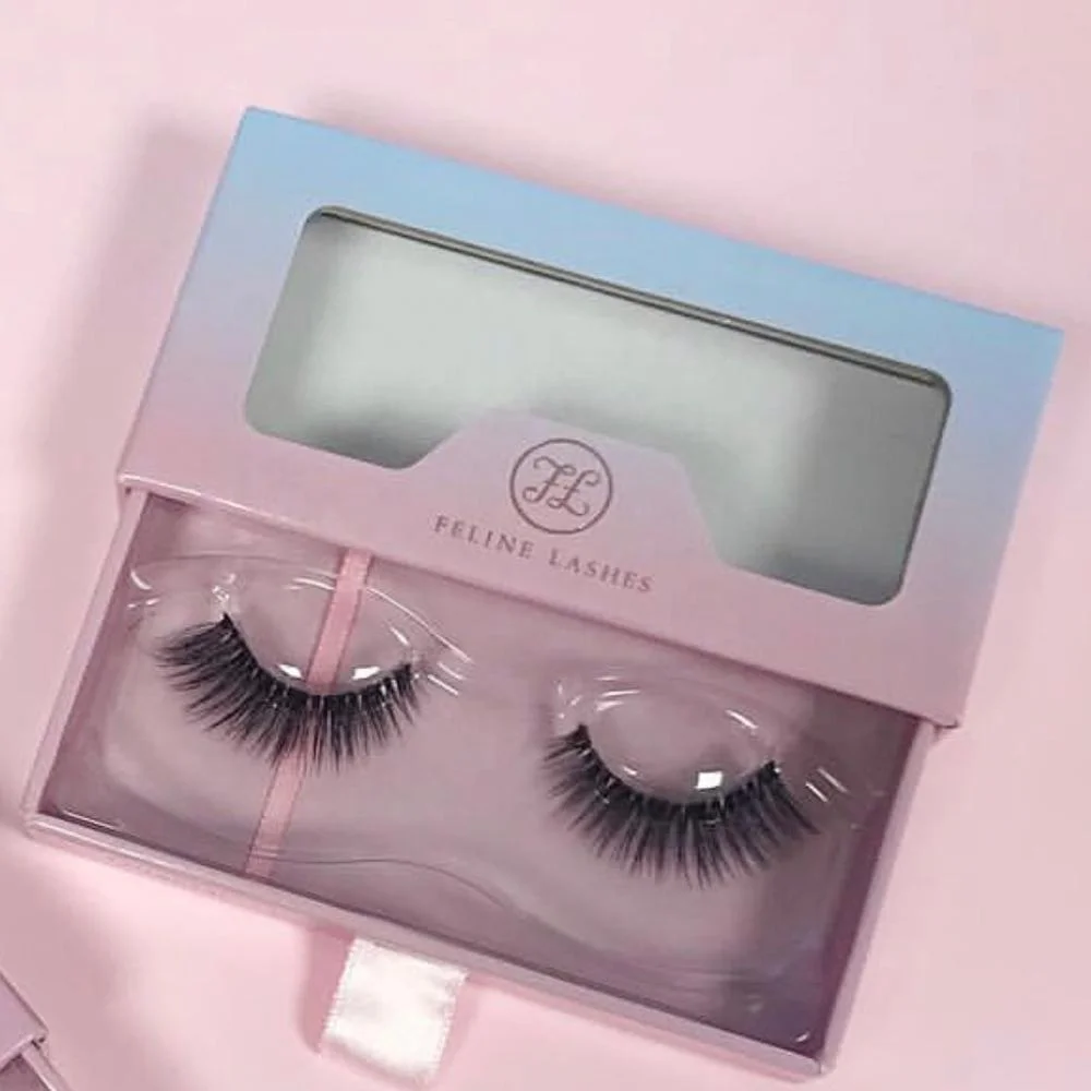 
manufacturer 3d mink lashes custom packaging box for false eyelash 