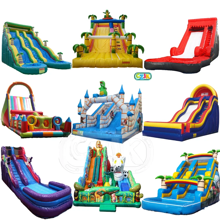 hot sale commercial popular party rental inflatable 5 meter water slide for sale