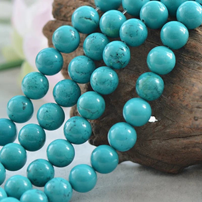 
Optimized turquoise ball loose pine products wholesale factory direct sales gemstone bead crystal beads wholesale beads 