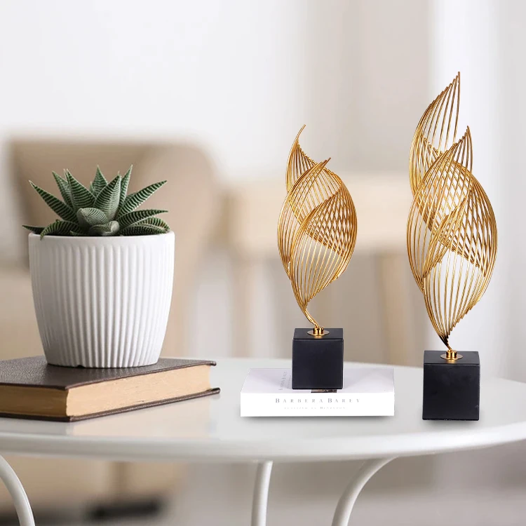 Luxury gold Creative accessories ornaments art decoration table products home decor