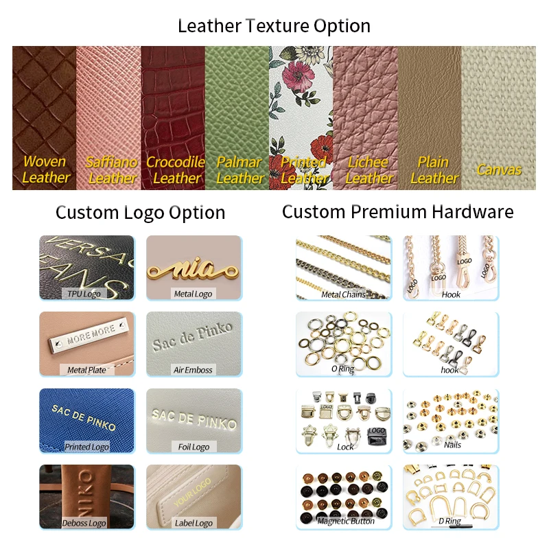 Classic Luxury Pu Leather Ladies Saddle Bags Elegant Designer Purse Veagn Canvas Crossbody Bags Custom Logo Womens Shoulder Bags