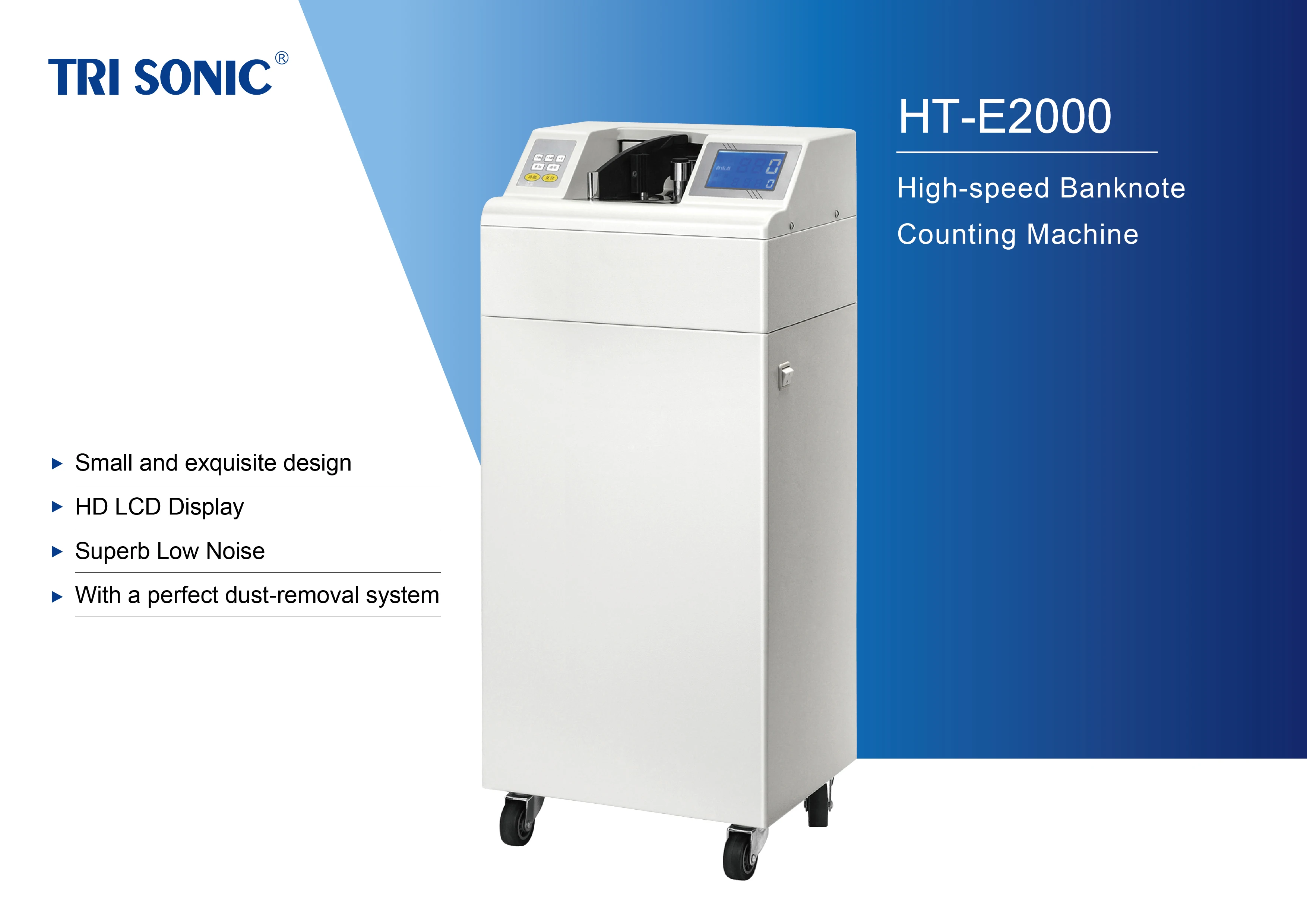 HT-E2000 вакуумный счетчик высокоскоростная машина для банкнот большой жидкокристаллический дисплей насос всасывающий