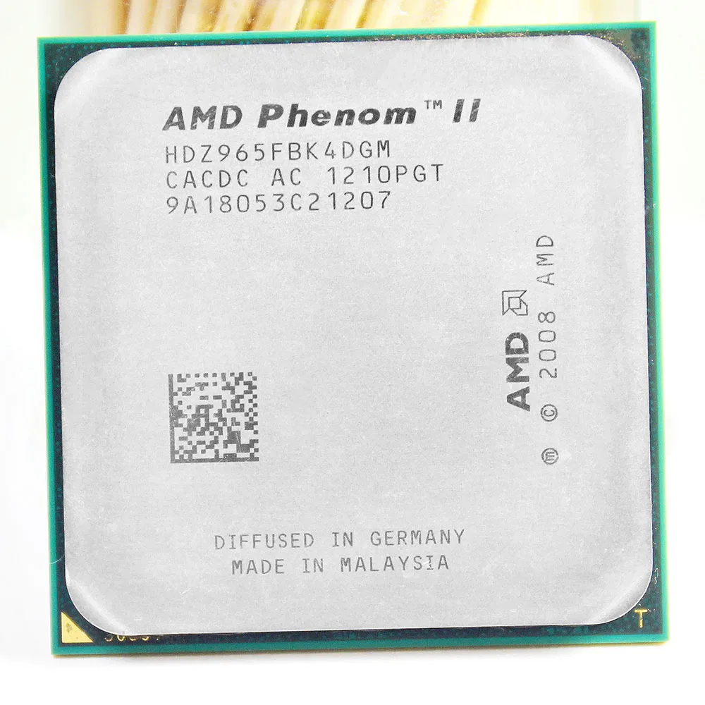 AMD Phenom II X4 965 3.4GHz Socket AM2+ AM3 938 Processor Quad-Core 2M L2/ 6M L3 Desktop CPU