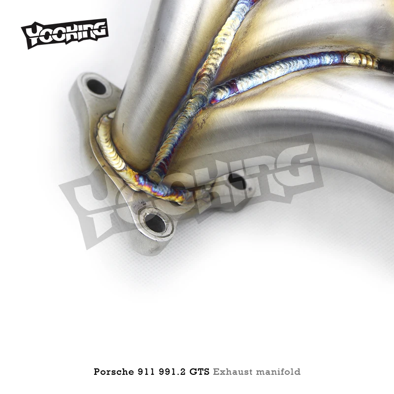 OEM изометрический выпускной коллектор для Porsche 911 991/991.2 GTS 2011-гоночный автомобиль выхлопная труба из нержавеющей стали система