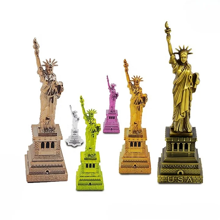 SE7ART American Landmark Replica Souvenir Metal Zinc Alloy Table Crafts Decorations Liberty Statue Model of Liberty