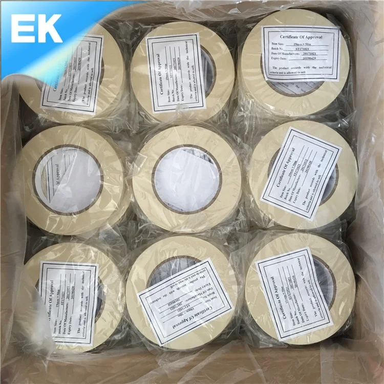 19mm*50m Disposable Autoclave Indicator Tape OEM Yellow Medical Materials & Accessories 3 Years Paste Material Individual Pack \
