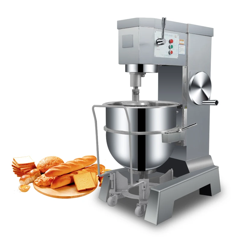 Batidora Industrial Commercial 10l 20l 30l 60l 80l Kitchen Stand Planetary Food Batter Bread Dough Cake Mixer Machine For Bakery