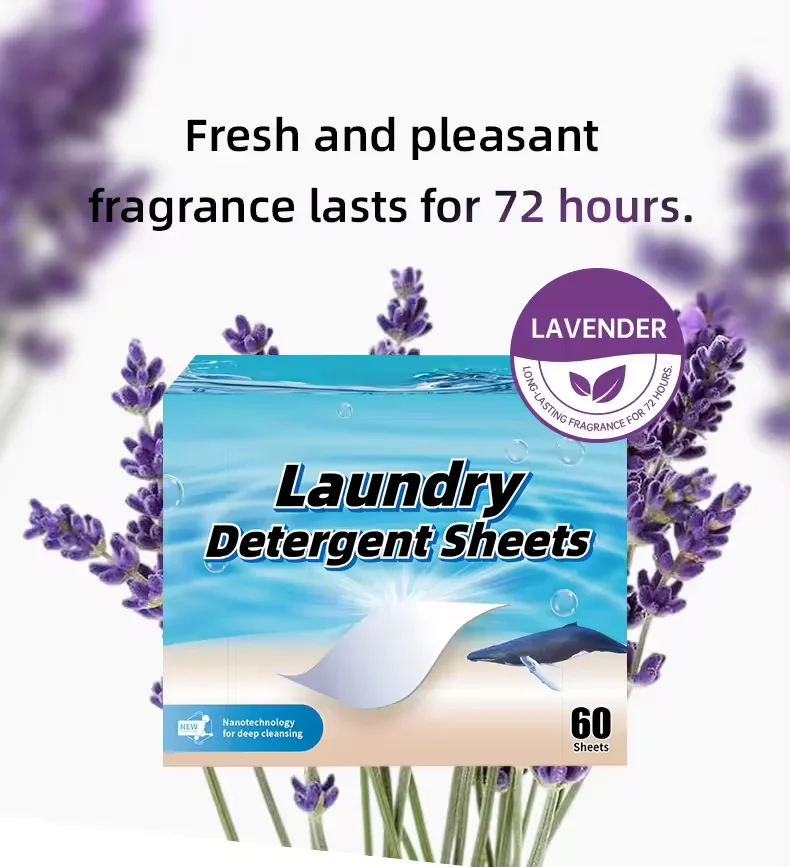 OEM baby children safe ingredients Based on plant extraction Nano concentrated eco laundry detergent sheets