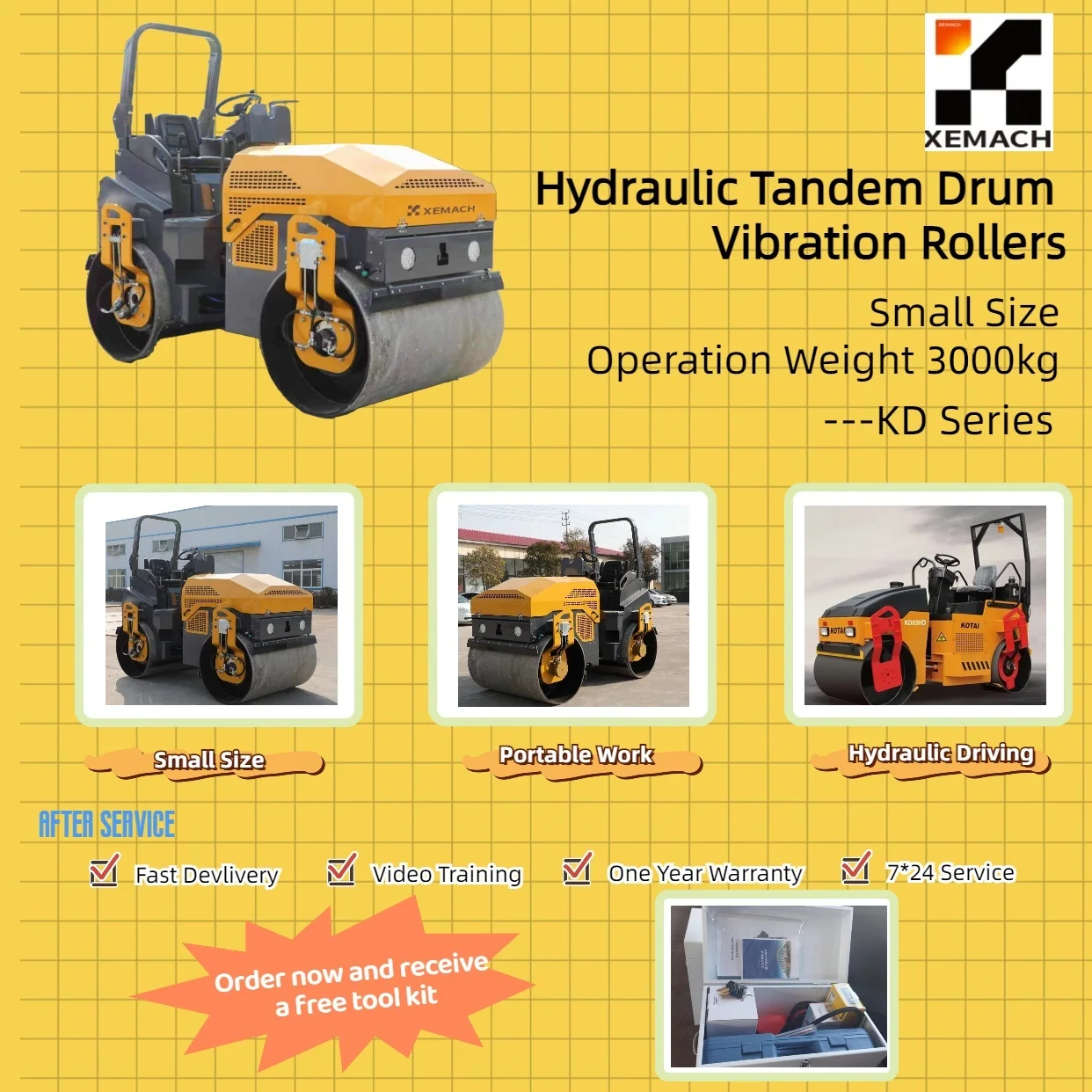 Sing Drum Pneumatic Tyre Road Machinery 3t Shangchai Engine Hot Sale Worldwide