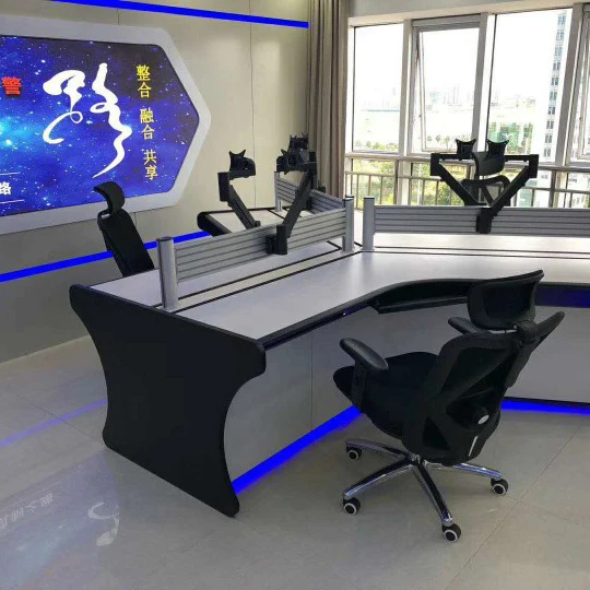 Kehua Fuwei Custom Control Room Furniture Call Center Desk Security Room Design Technology Desking Dispatch Consoles