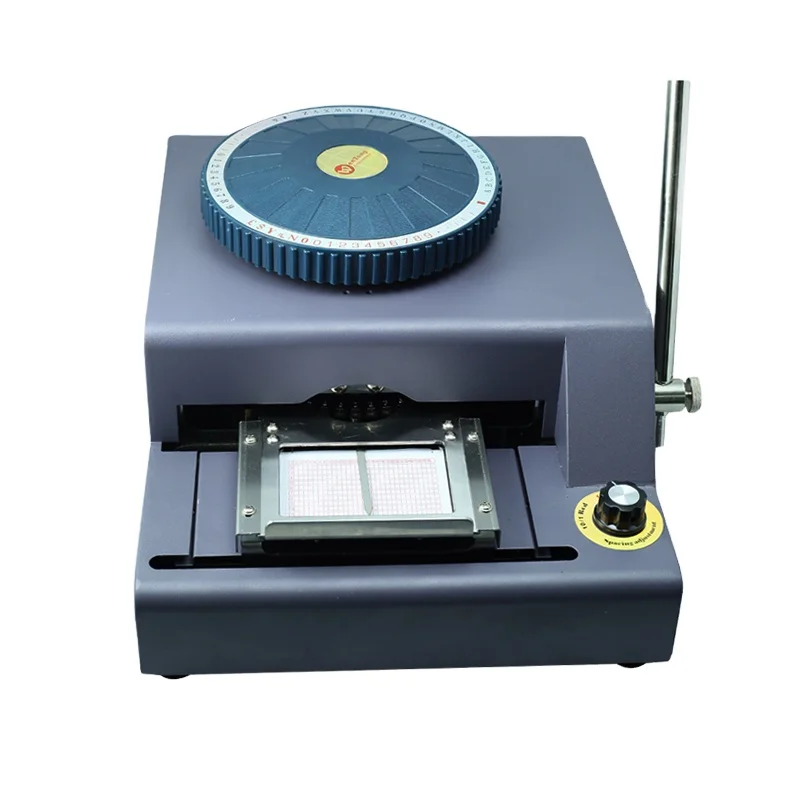 Китайское производство, ручная машина для тиснения пластиковых ПВХ-карт