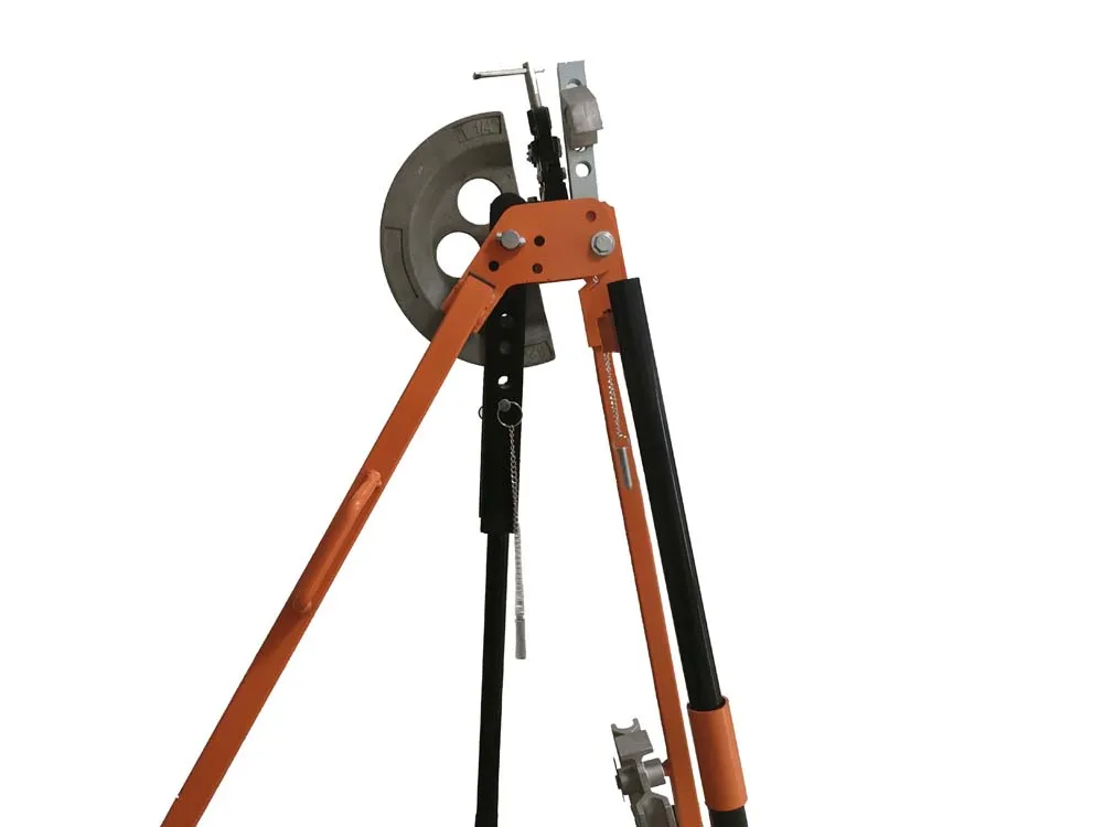 Электрический ПГ металлический трубогиб с тиском для гибкой трубы