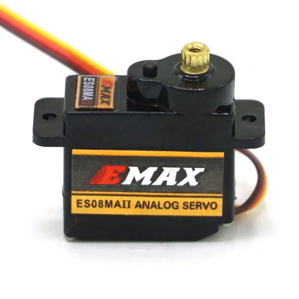 EMAX ES08MA II 12g Mini Metal Gear Analog Servo for RC Car Boat Helicopter Airplane Toy Parts