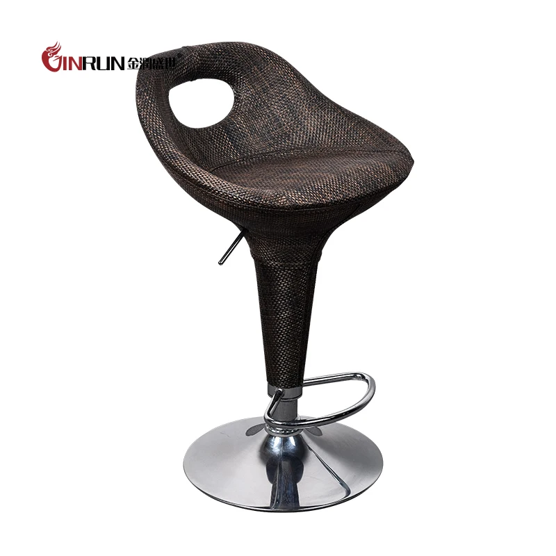 
Big Size Modern Swivel Rattan Dinning Bar stool 