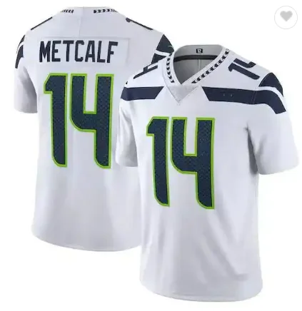 Оптовая продажа Высококачественная майка для регби новый сезон Seattle City Seahawk 14 Metcalf 3 Wilson 33 Adams 24 Lynch