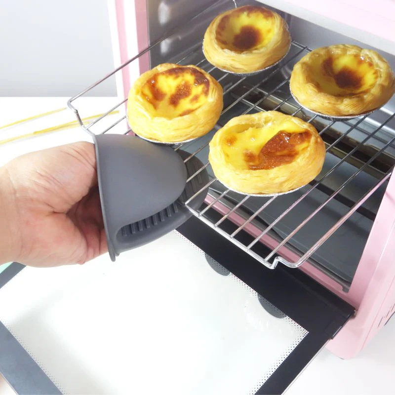 Food Grade Silicone Heat Resistant Gloves For Air Fryer Cheap Price  Potholder Silicone Oven Mitt Clip