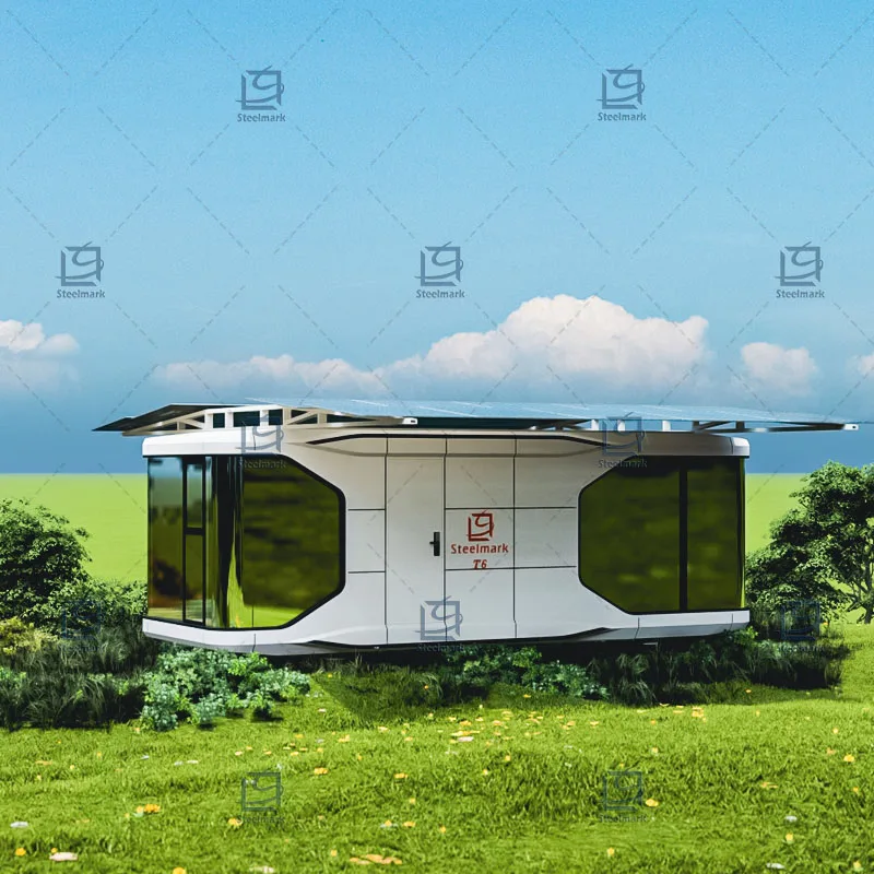 Guose Steel Design Modular China Portable Flat Pack Price Prefabricated Homes Luxury Living Capsule House