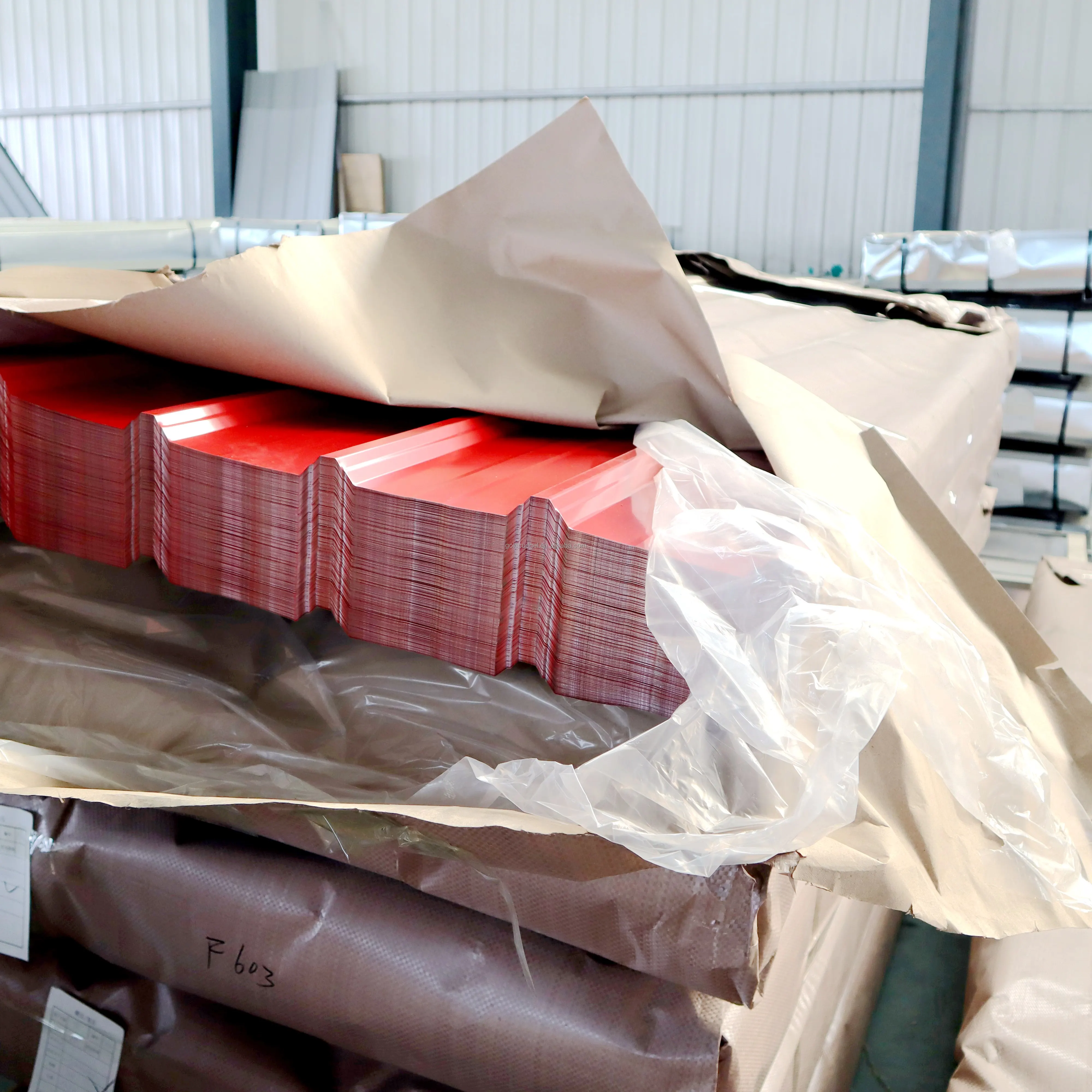Color-Coated Corrugated Prepainted Galvanized Steel Roof Tiles