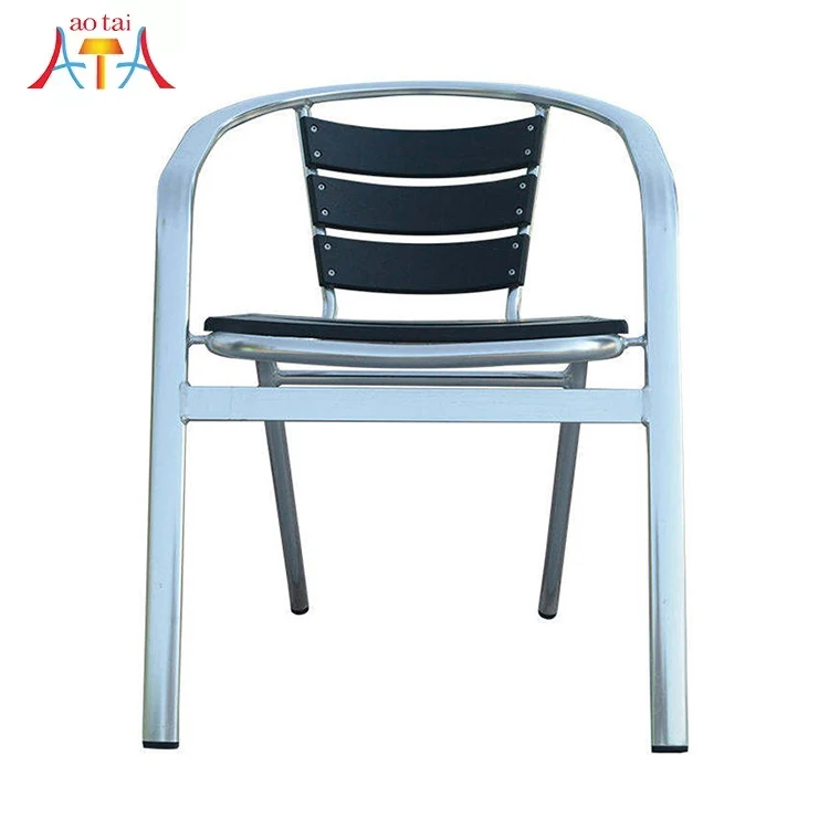 Aluminium wood bistro chair/cafe chair
