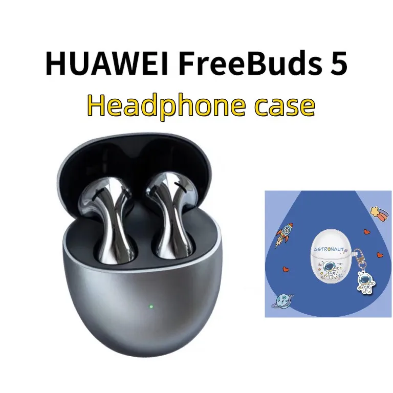 Новинка для Huawei FreeBuds 5 наушников аксессуары беспроводных симпатичный силиконовый резиновый прозрачный защитный чехол