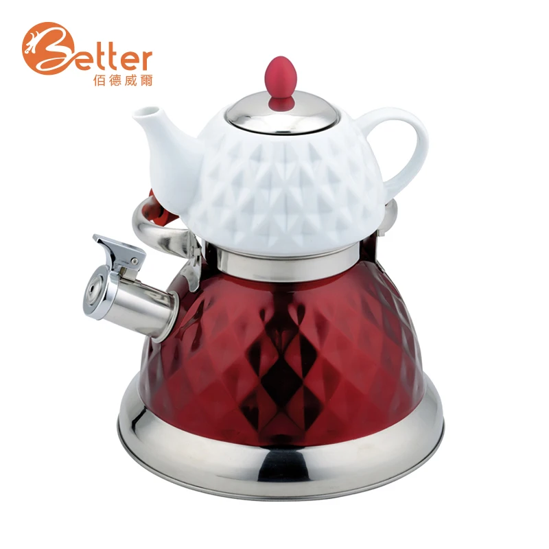 Новинка, русские горшки из нержавеющей стали, русский самовар, двойной чайник