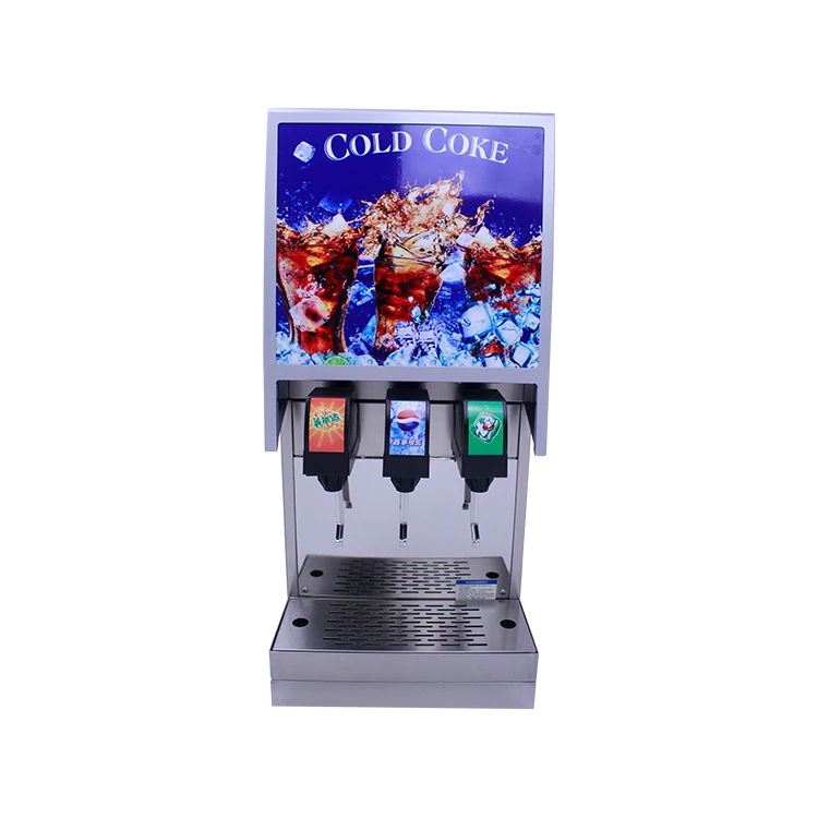 New Arrival Commercial Cola Machine / Self -Service Coca -Cola Beverage Machine / Milk Drinks Dispenser