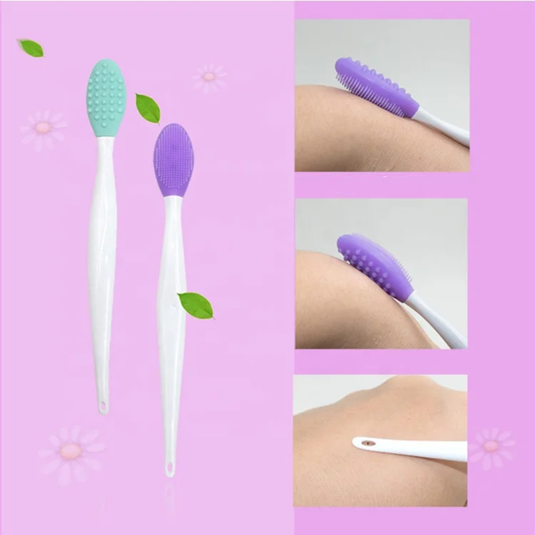 BEAU FLY lip scrub brush Easy To Carry Face Blackhead Removal Cleaning Silicone Nose Cleaning Brush Exfoliate Brush