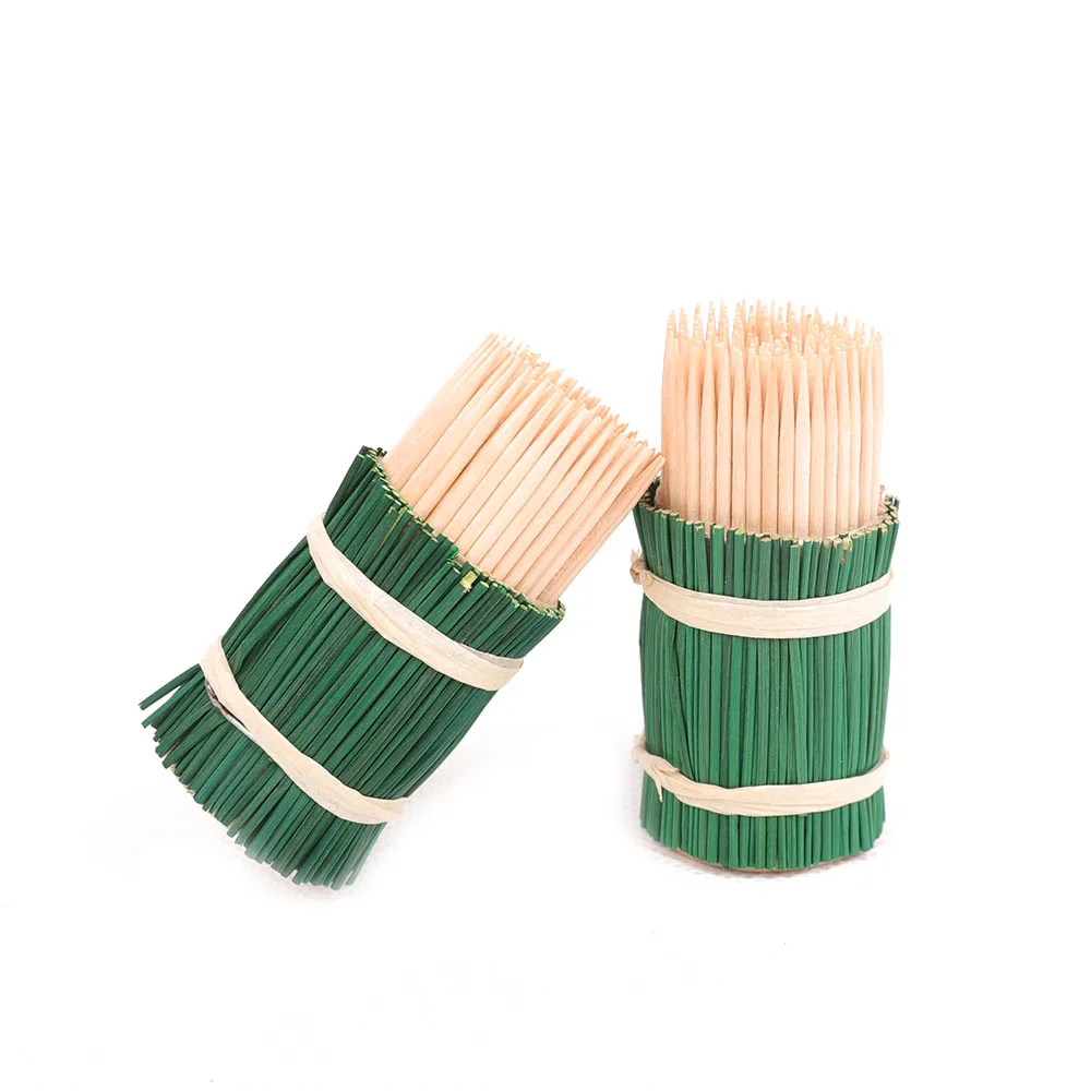 promotional disposable flat end wood toothpicks