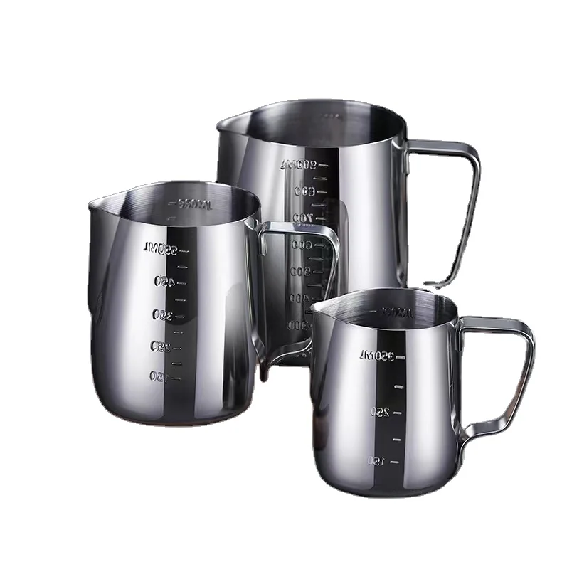 Popular products selling catering appliances measuring cup stainless steel coffee crochet container various specifications