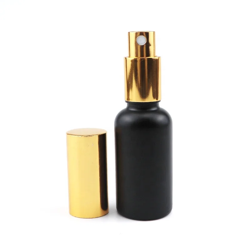 1oz empty coloured cosmetic crystal color container 30ml quality perfume rounded colored black bottles 30 ml spray bottle glass