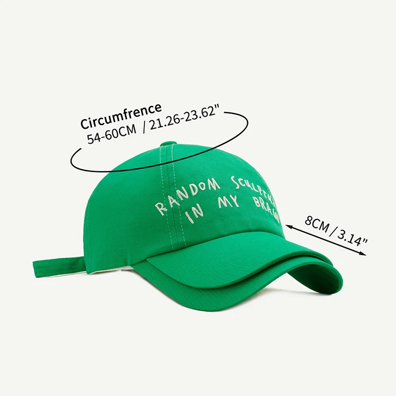 High Quality Double Brim Baseball Caps Custom logo Embroidered Baseball Cap Outdoor Unisex Travel Sunshade Sport Baseball Cap