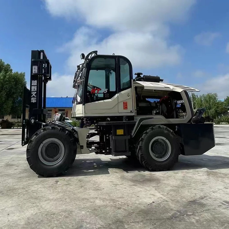off road forklift truck electrico camping trailer 4x4 pallet vehicle diesel forklift used for off-road truck for sale