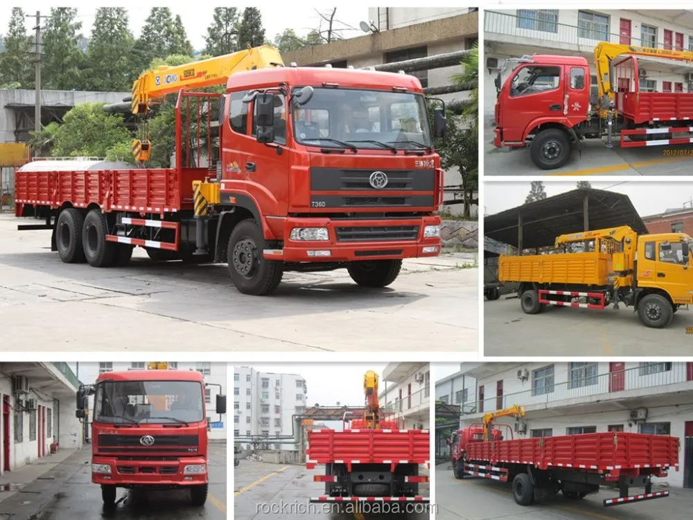 Factory Direct Sale 12Ton 14Ton 16Ton Hydraulic Telescopic Boom Crane 4x2 6x4 8x4 Heavy Duty Truck With Crane