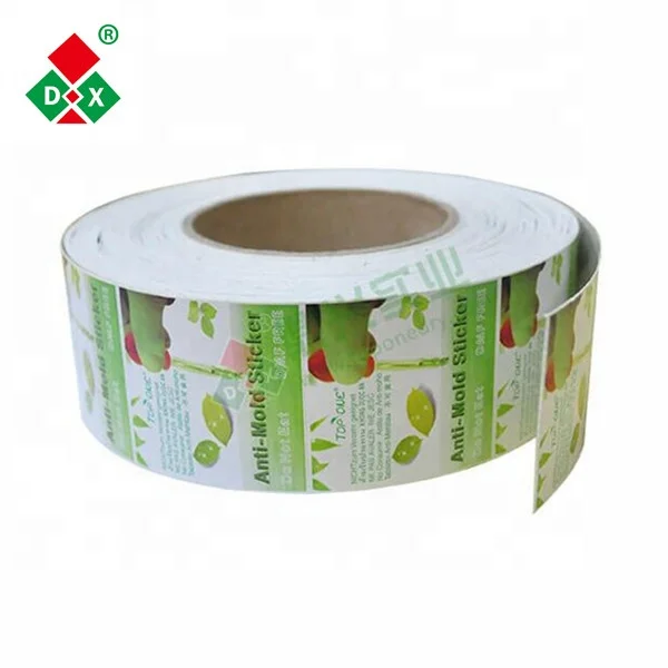 Moisture absorber shoes/garments use anti-mold stickers/chips