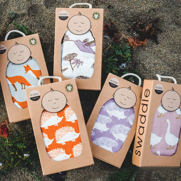 Factory Wholesale Beautiful Bamboo Fabric Baby Muslin Swaddle Blanket