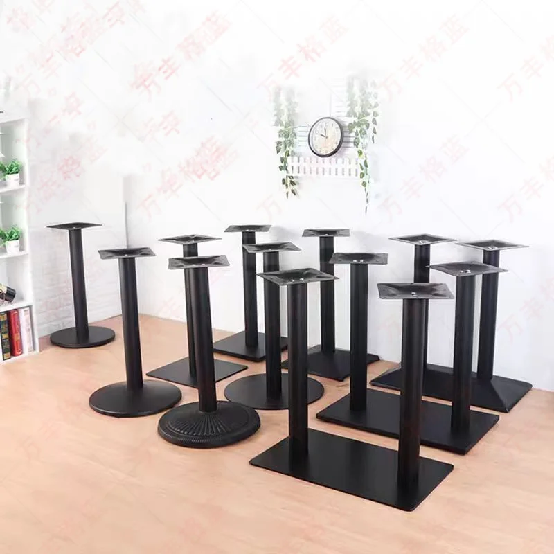 Unique Design Plate Type Hardware Table Leg Table legs Iron Metal Table Feet for Bar Office furniture leg
