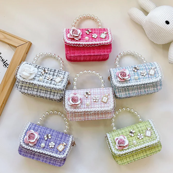 2023 kids designer bag Mini Lovely Purse And Handbag For Little Girls Designer Cross Body Bag