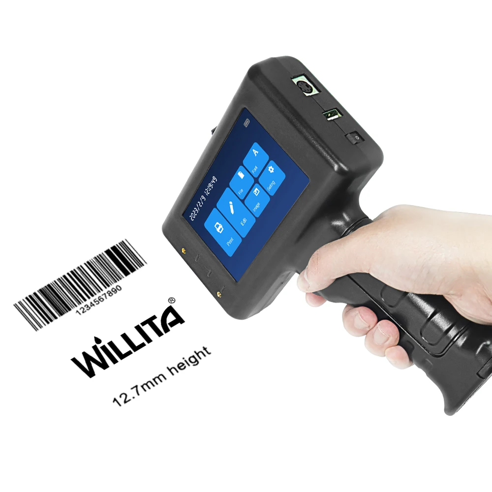 Willita Intelligent Handheld Inkjet Printer Screen Printer Digital Paper Printing Machine Digital Printer